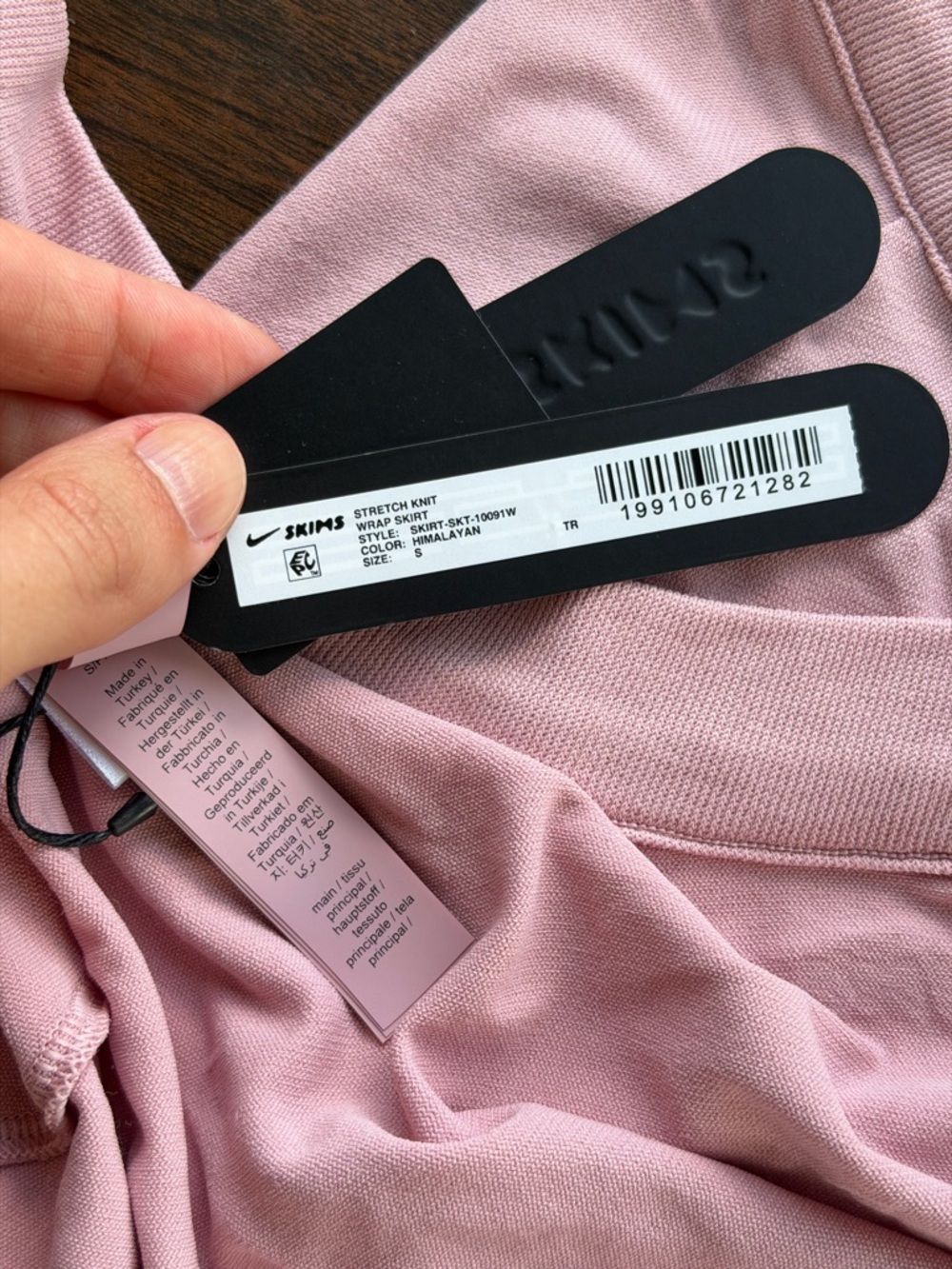 SKIMS X NIKE Wrap Pink Ballet Skirt Small - Picture 6 of 12